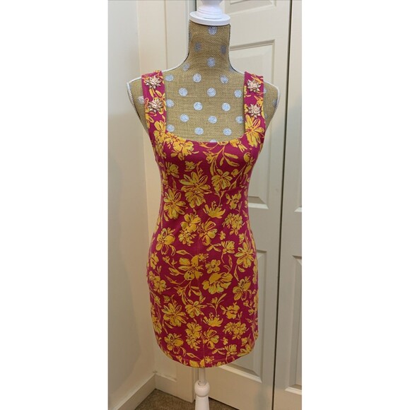 Zara Dresses & Skirts - NWT ZARA JACQUARD DRESS WITH Jewels BLOGGERS FAV PINK SMALL MCbling Fairy